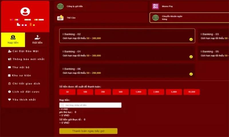 Những điều cần lưu ý khi nạp tiền 333666
